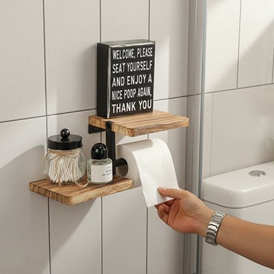 Porte papier toilette 